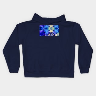 Blue Hydrangea Strangea Kids Hoodie